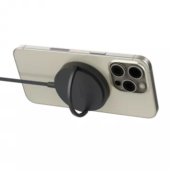 mophie Qi2 Magnetic Charger smartphone zwart USB draadloos laden snel laden binnen