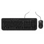 Incase Designed by Microsoft Wired Desktop 600 toetsenbord, muis inbegrepen, universeel USB, QWERTY, Duits, zwart