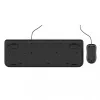 Incase Designed by Microsoft Wired Desktop 600 toetsenbord, muis inbegrepen, universeel USB, QWERTY, Duits, zwart