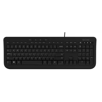 Bedrade full-size toetsenbord Incase Designed by Microsoft Wired 600 — USB, QWERTY, UK-Engels, zwart
