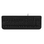Bedrade full-size toetsenbord Incase Designed by Microsoft Wired 600 — USB, QWERTY, UK-Engels, zwart