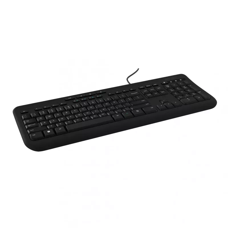 Bedrade full-size toetsenbord Incase Designed by Microsoft Wired 600 — USB, QWERTY, UK-Engels, zwart