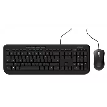 Incase Designed by Microsoft Wired Desktop 600 toetsenbord muis inbegrepen universeel USB QWERTY Frans zwart