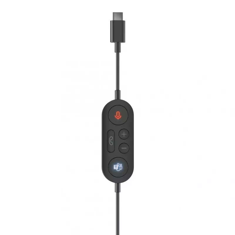 Incase Designed by Microsoft Modern USB-C Headset bedrade headset hoofdband kantoor/callcenter USB Type-C zwart