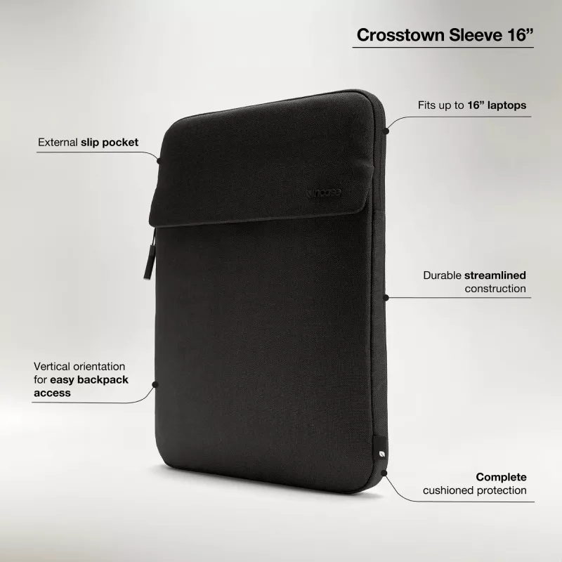 Incase Crosstown Sleeve met Woolenex voor 16-inch laptop