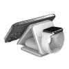 j5create Qi2 3-in-1 Magnetic Travel Wireless Charging Station indoor USB Fast Charging wit