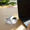 j5create Qi2 3-in-1 Magnetic Travel Wireless Charging Station indoor USB Fast Charging wit