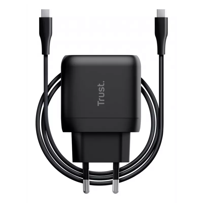 TRUST USB-C oplader MAXO 45W GaN – 45W USB-C snellader