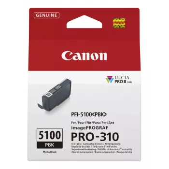 Canon PFI-5100 PBK inktpatroon 1 stuk origineel fotozwart