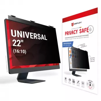 Displex PRIVACY SAFE afneembaar 2-weg privacyfilter voor desktopmonitor 22