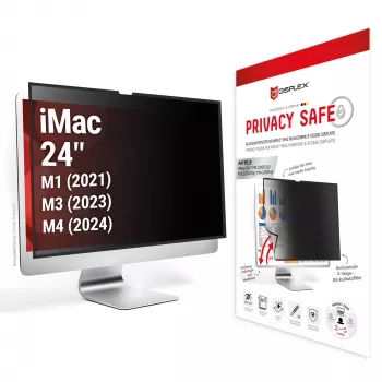 Displex PRIVACY SAFE afneembaar 2-weg privacyfilter voor iMac 24 inch M1 (2021)/ M3 (2023)/ M4 (2024)