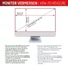 Displex PRIVACY SAFE afneembaar 2-weg privacyfilter voor iMac 24 inch M1 (2021)/ M3 (2023)/ M4 (2024)