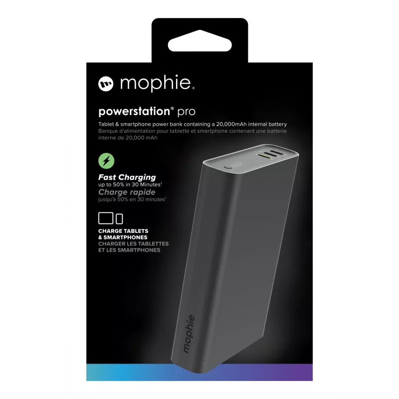 mophie Powerstation Pro 20000 mAh zwart
