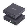 StarTech.com HDMI KVM-extender via IP-netwerk, 4K 60Hz, driverloos, HDMI en USB via Ethernet/CAT6, AVoIP, zender- en ontvangerkit, inclusief montagesets