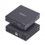 StarTech.com HDMI KVM-extender via IP-netwerk, 4K 60Hz, driverloos, HDMI en USB via Ethernet/CAT6, AVoIP, zender- en ontvangerkit, inclusief montagesets