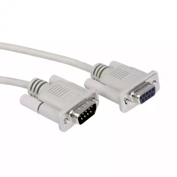 RS232-kabel ROLINE 11.01.6260 6m DB9 M-F grijs
