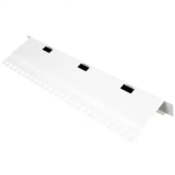 Kabeldoorvoer ROLINE 10 inch met borstelstrip 1HE grijs