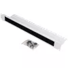 Kabeldoorvoer ROLINE 10 inch met borstelstrip 1HE grijs