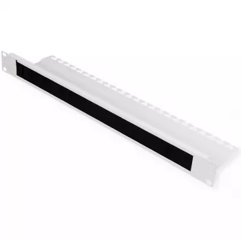 Kabeldoorvoer ROLINE 10 inch met borstelstrip 1HE grijs