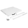 Toetsenbordlade ROLINE 19 inch 1HE 400 T afsluitbaar grijs
