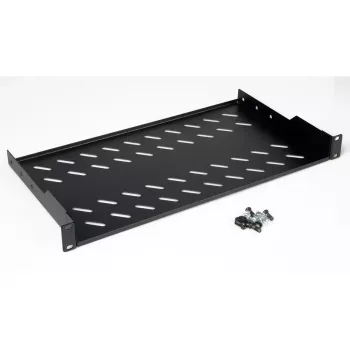 Rack shelf ROLINE 19-inch 1U 250mm diepte 15kg zwart