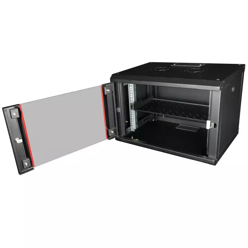 Rack shelf ROLINE 19-inch 1U 250mm diepte 15kg zwart