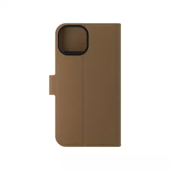 ZAGG Folio hoesje iPhone 17e/16e/15/14/13 bruin, folio, Apple, iPhone 17e/16e/15/14/13, 15,5 cm (6,1 inch), bruin