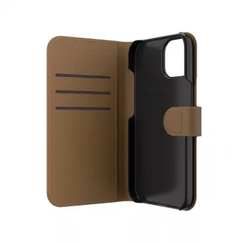 ZAGG Folio hoesje iPhone 17e/16e/15/14/13 bruin, folio, Apple, iPhone 17e/16e/15/14/13, 15,5 cm (6,1 inch), bruin