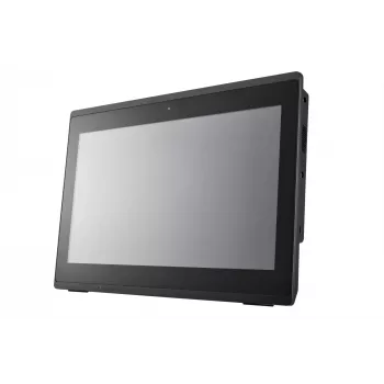 Shuttle all-in-one barebone P55U, 15,6 inch multitouch-scherm, Celeron 7305, WiFi, IP54, ventilatorloos, 24/7 continu gebruik