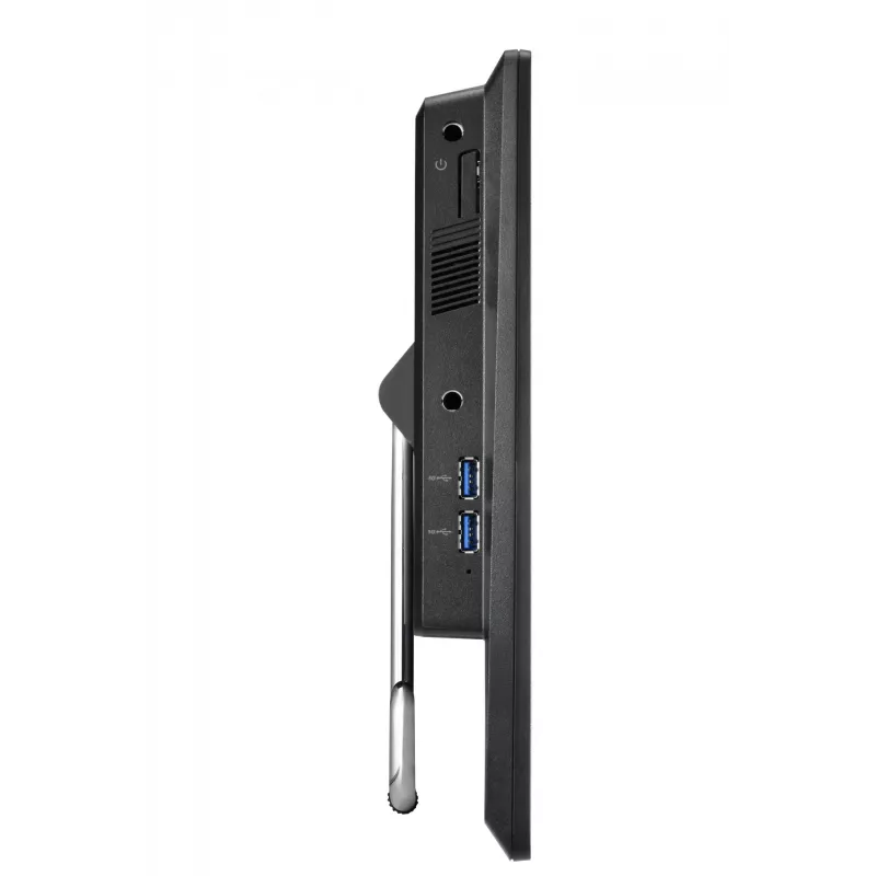 Shuttle P55U all-in-one barebone, 15,6 inch touchscreen, Celeron 7305, WLAN, HDMI, 2x COM, 90 W, zwart