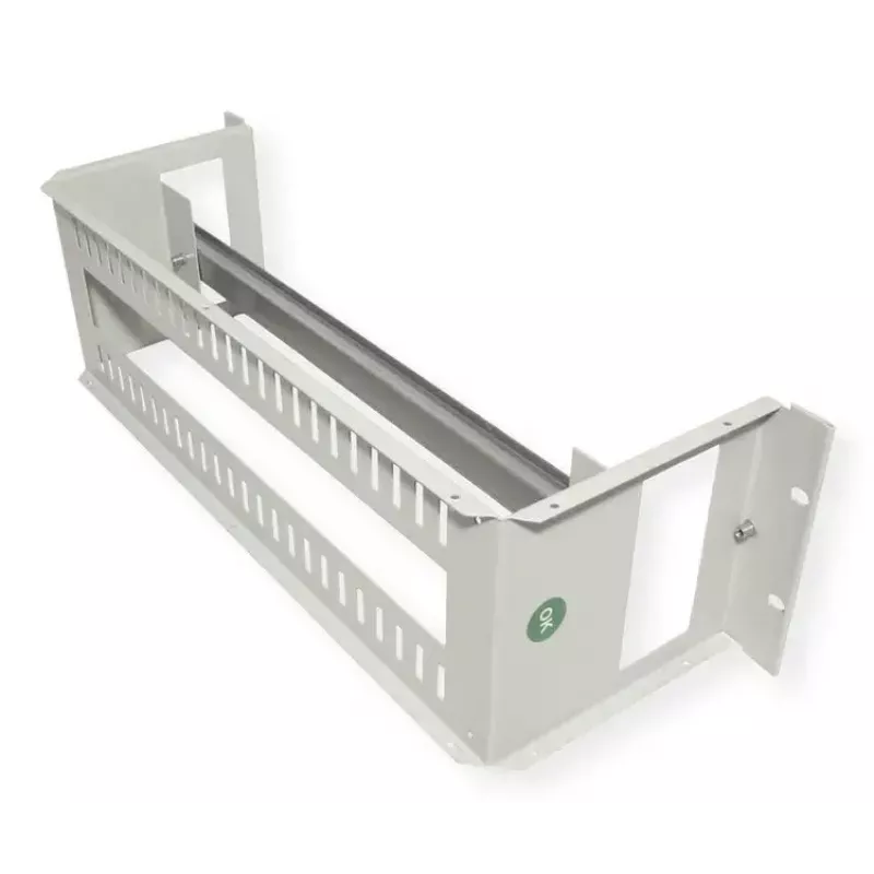 Rack-rail ROLINE 26.21.0102 — staal zilver, 1 st., voor 19-inch rackmontage