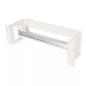 Rack-rail ROLINE 26.21.0102 — staal zilver, 1 st., voor 19-inch rackmontage