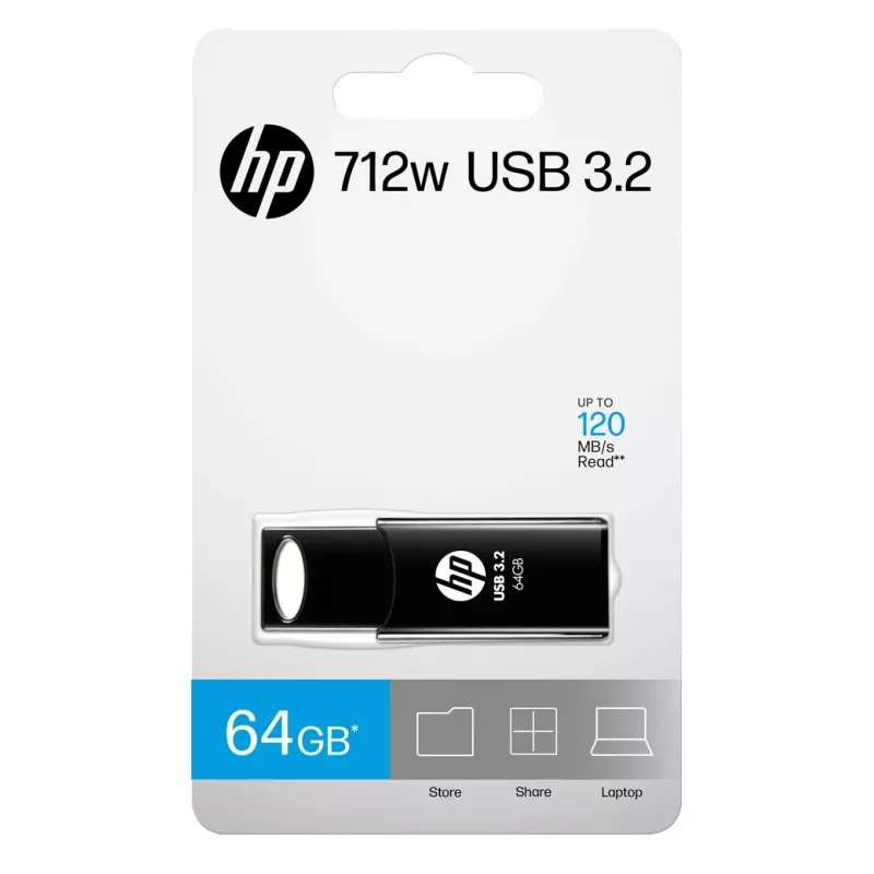 HP 712w USB-stick 64 GB USB Type-A 3.2 Gen 1 (3.1 Gen 1) zwart