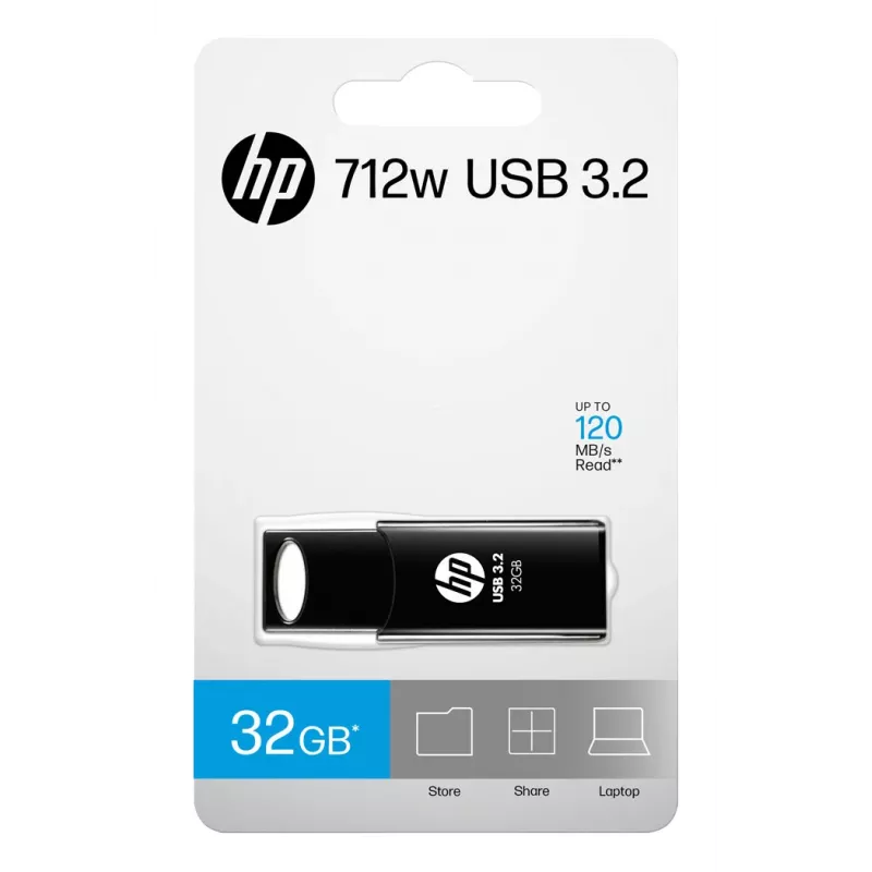 HP 712w USB-stick 32 GB USB Type-A 3.2 Gen 1 (3.1 Gen 1) zwart
