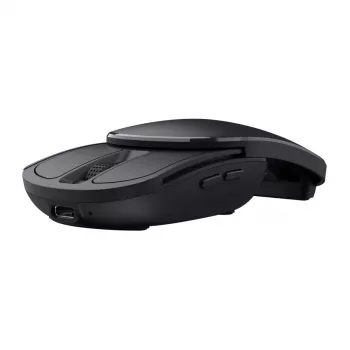 Muis TRUST Travel dubbelhandig RF draadloos 2400 DPI, 6 toetsen, zwart