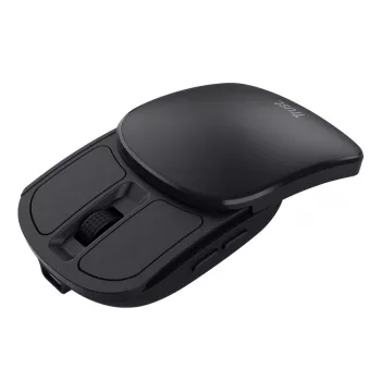 Muis TRUST Travel dubbelhandig RF draadloos 2400 DPI, 6 toetsen, zwart
