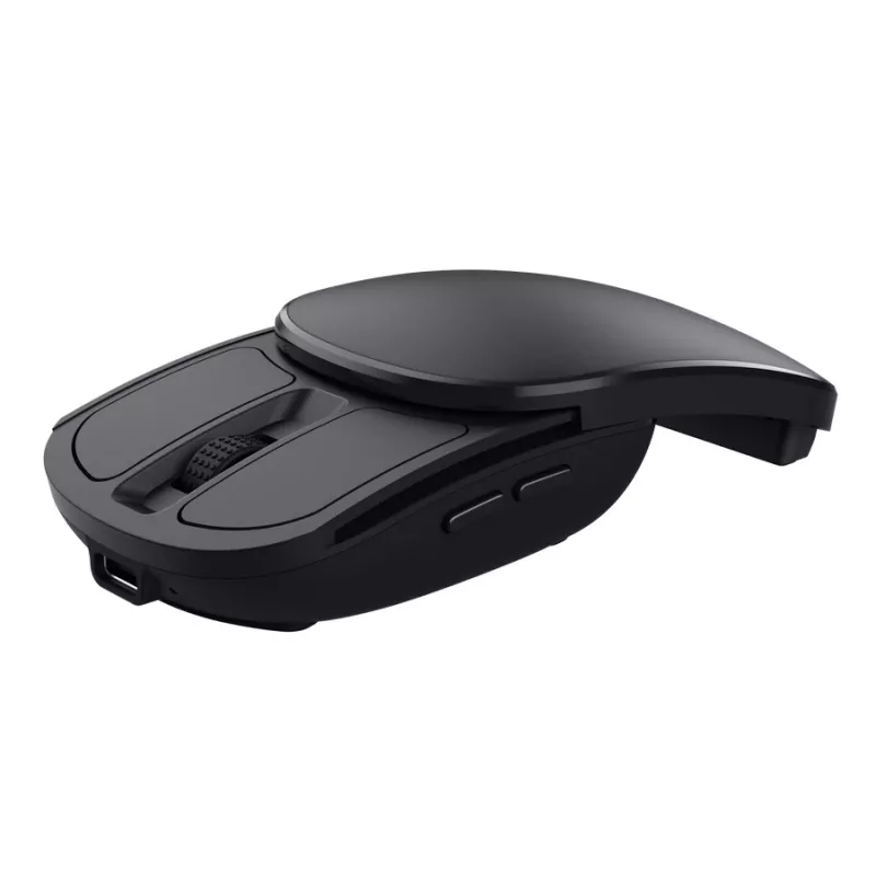 Muis TRUST Travel dubbelhandig RF draadloos 2400 DPI, 6 toetsen, zwart