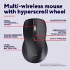 Trust 25673 muis, universeel, dubbelhandig, Bluetooth, 3200 DPI, 9 toetsen