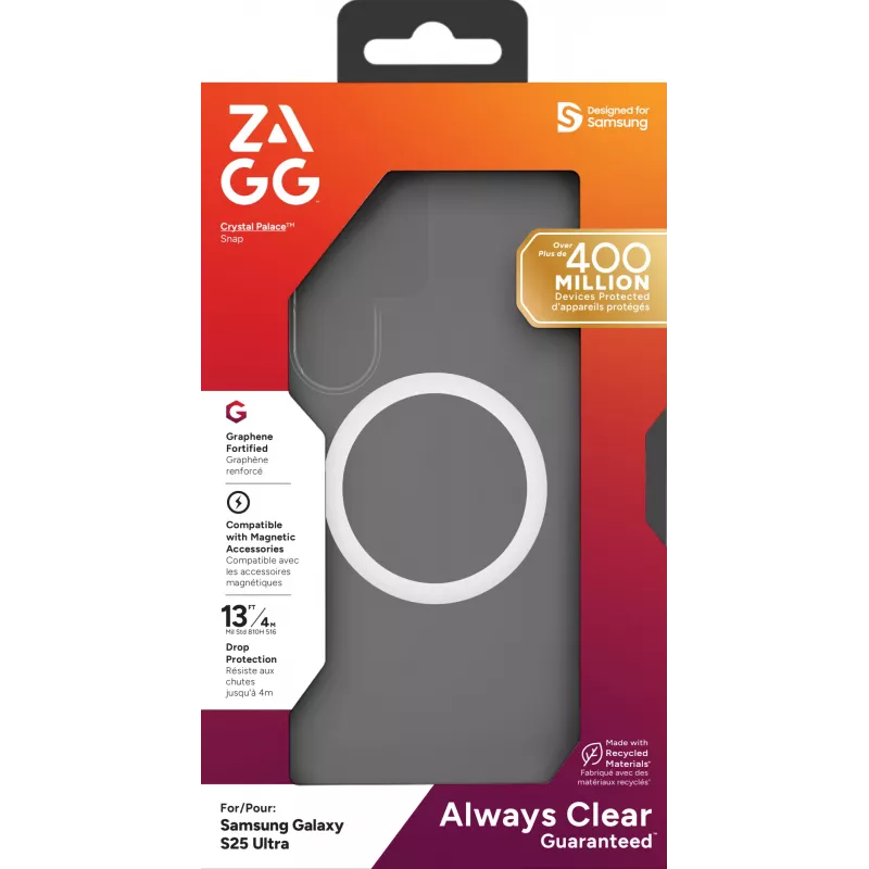 ZAGG Crystal Palace Snap hoesje voor Samsung Galaxy S25 Ultra