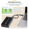 StarTech.com USB4 M.2 NVMe-behuizing, 40 Gbit/s, externe USB-C/Thunderbolt NVMe SSD-behuizing, aluminium koelbehuizing, B+M/M-Key