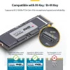 StarTech.com USB4 M.2 NVMe-behuizing, 40 Gbit/s, externe USB-C/Thunderbolt NVMe SSD-behuizing, aluminium koelbehuizing, B+M/M-Key