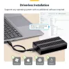 StarTech.com USB4 M.2 NVMe-behuizing, 40 Gbit/s, externe USB-C/Thunderbolt NVMe SSD-behuizing, aluminium koelbehuizing, B+M/M-Key