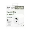 PanzerGlass empower™ by ® Turbo 35W oplader incl. USB-C + USB-A | UK-stekker | zilverwit
