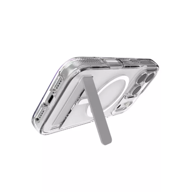 Cover ZAGG Crystal Palace Snap Kickstand hoesje voor Apple iPhone 17 Pro transparant