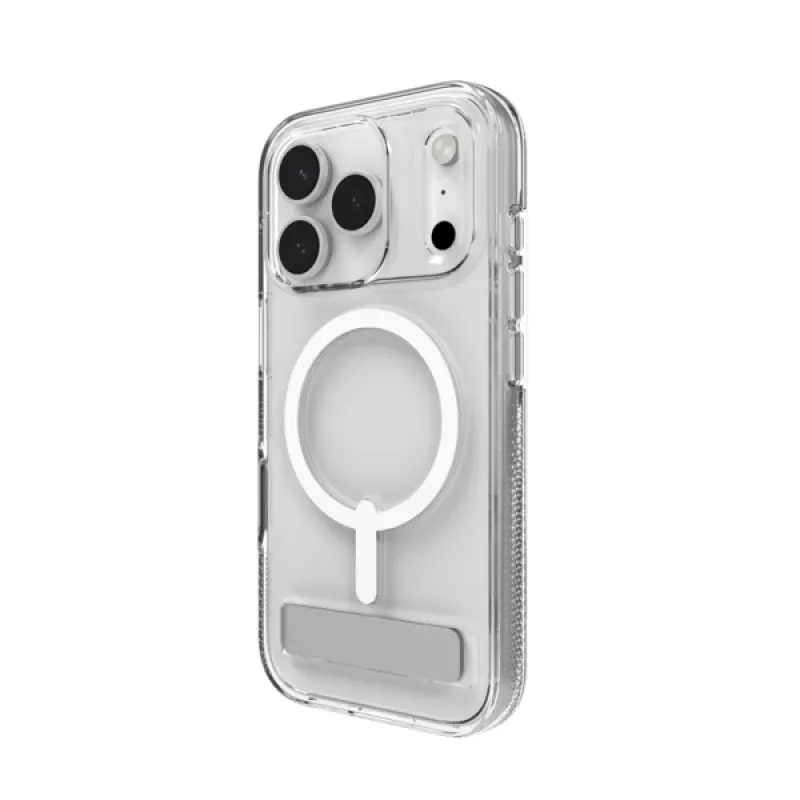 ZAGG Crystal Palace Snap Kickstand (Button Cover) hoesje voor Apple iPhone 17 Pro Max