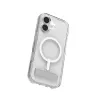 Cover ZAGG Crystal Palace Snap Kickstand Case voor Apple iPhone 17 transparant