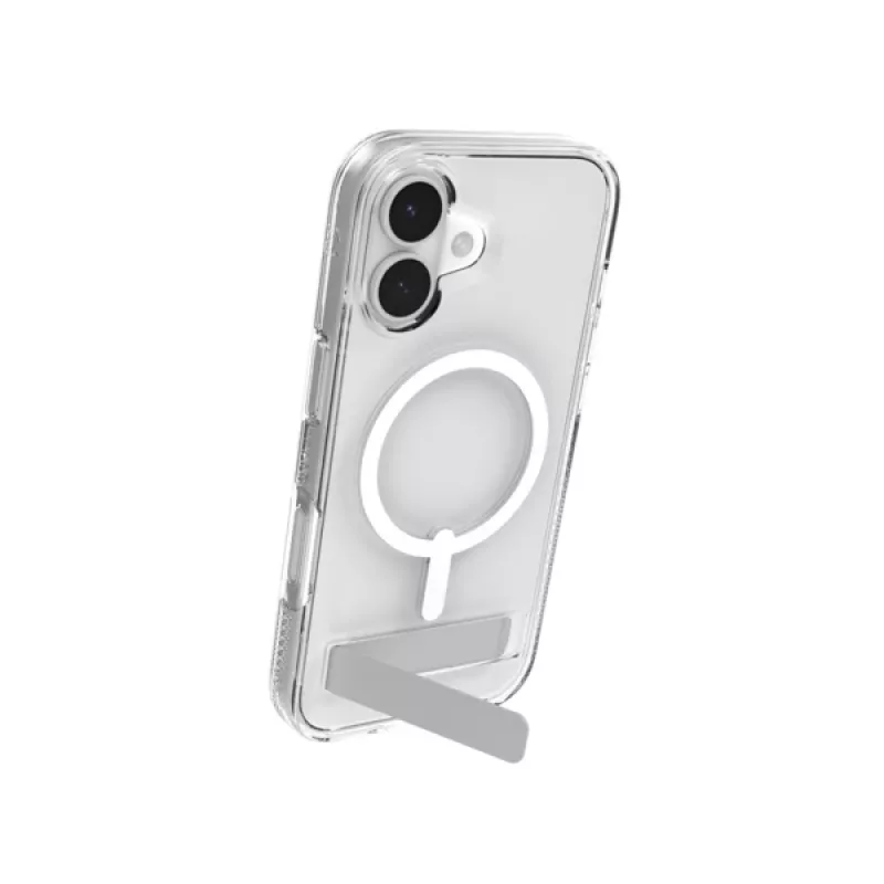 Cover ZAGG Crystal Palace Snap Kickstand Case voor Apple iPhone 17 transparant