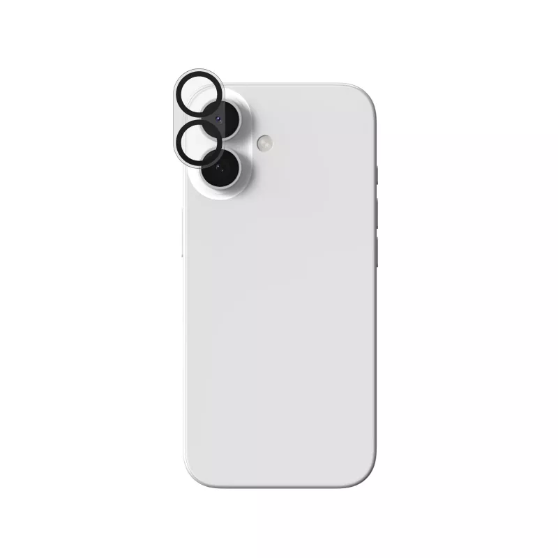 ZAGG InvisibleShield Glass Elite cameralensbeschermer voor Apple iPhone 16/16 Plus, zwart