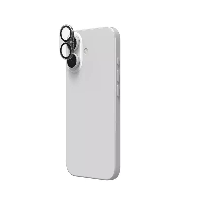 ZAGG InvisibleShield Glass Elite cameralensbeschermer voor Apple iPhone 16/16 Plus, zwart