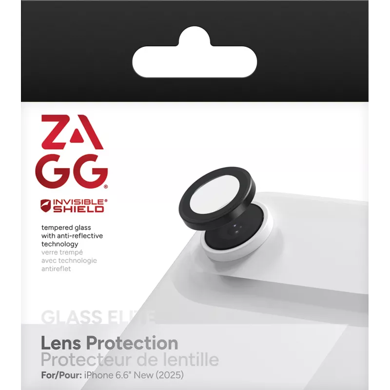 ZAGG InvisibleShield Premium Glass CameraRing 200118679 cameralensbeschermer voor Apple iPhone Air, zwart